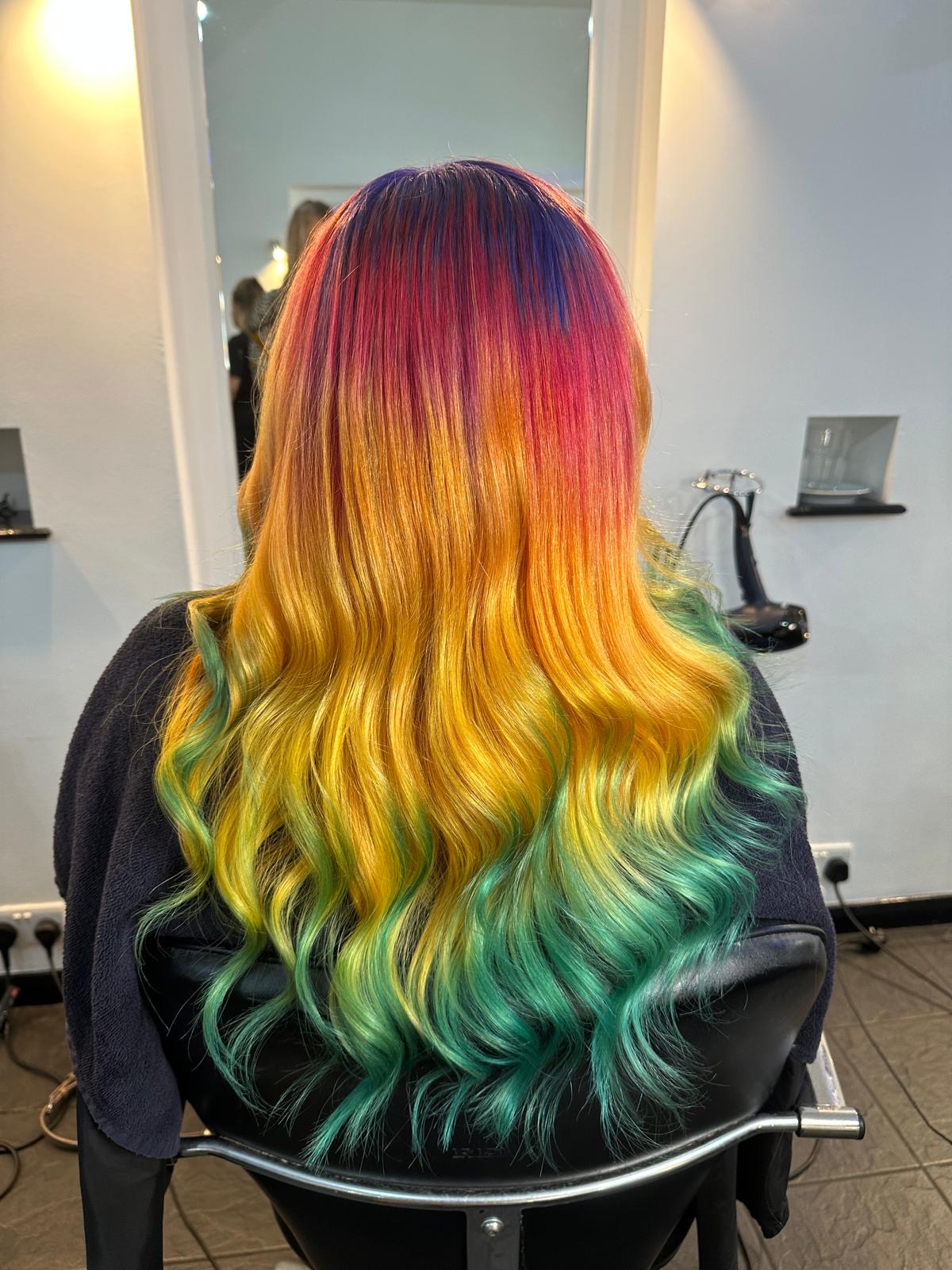 Vivid hair colour service