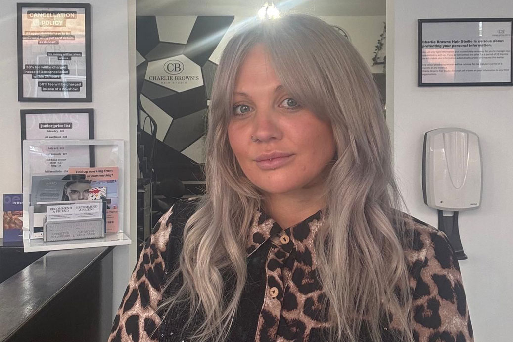 Salon stylist portrait